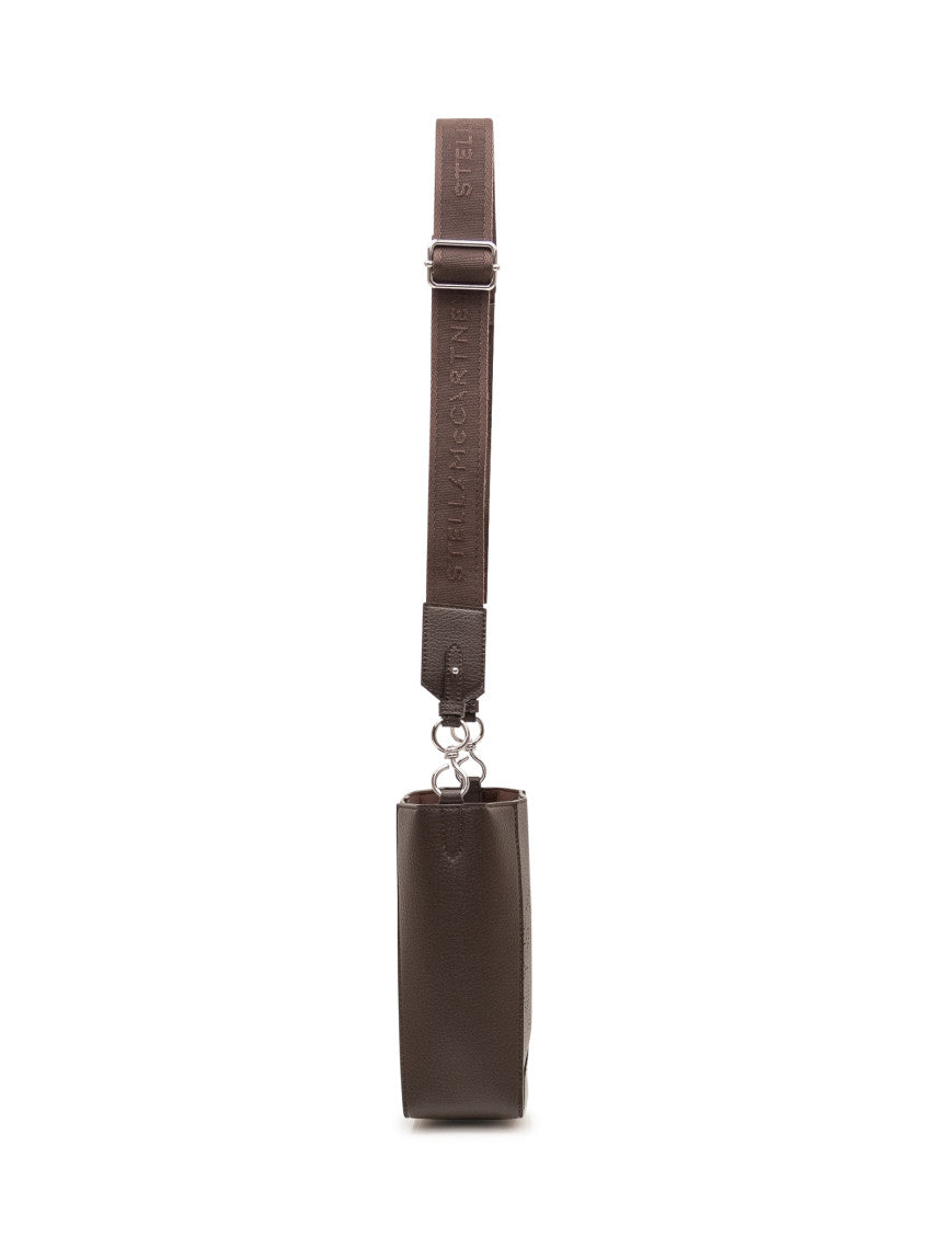 Brown Logo Medium Crossbody Bag 4