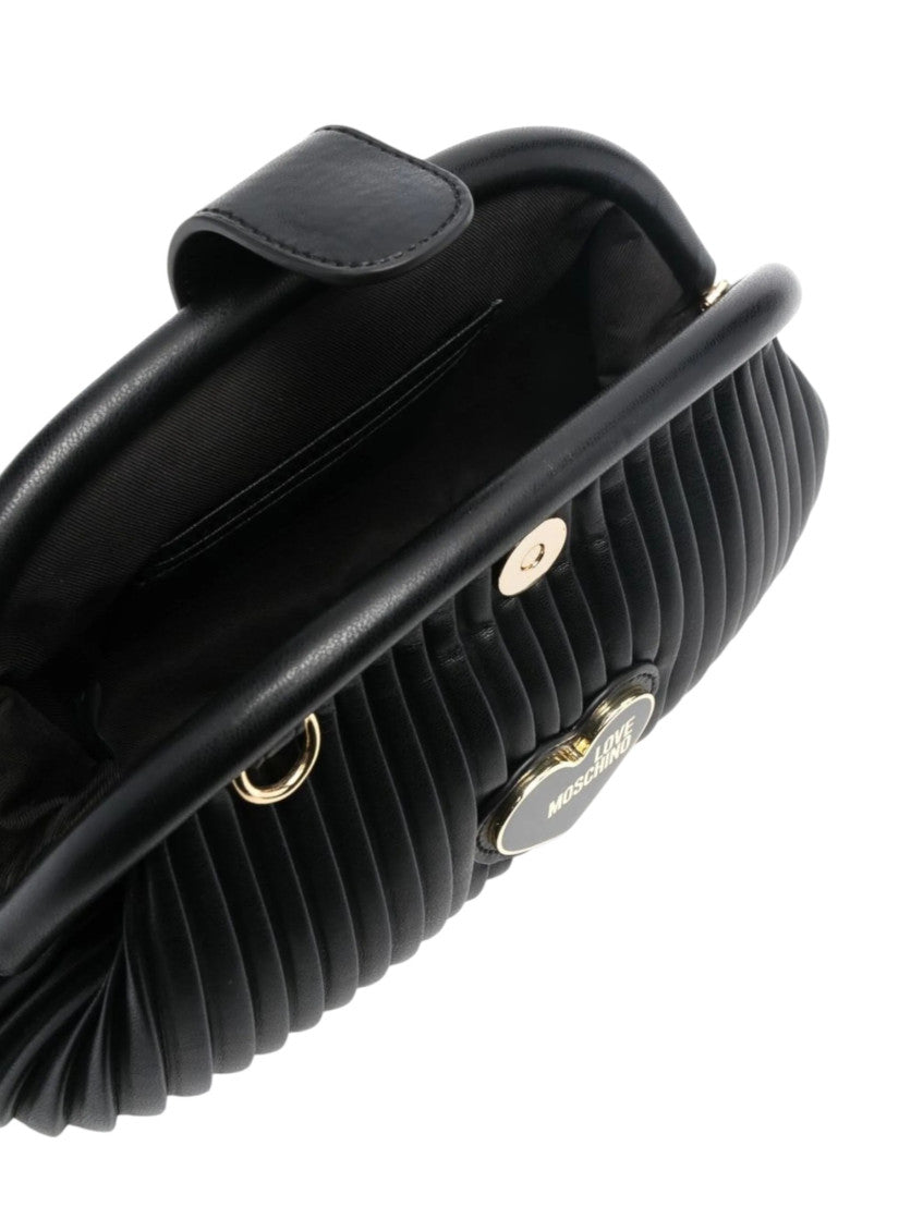 Black Logo Small Shoulder Bag 3
