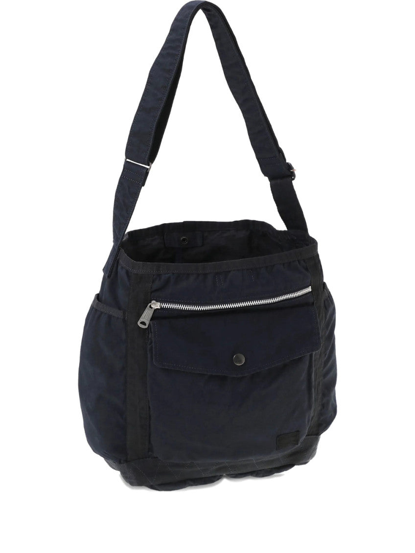 Navy Blue Crag Large Shoulder Bag 2