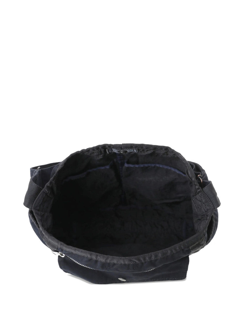 Navy Blue Crag Large Shoulder Bag 3