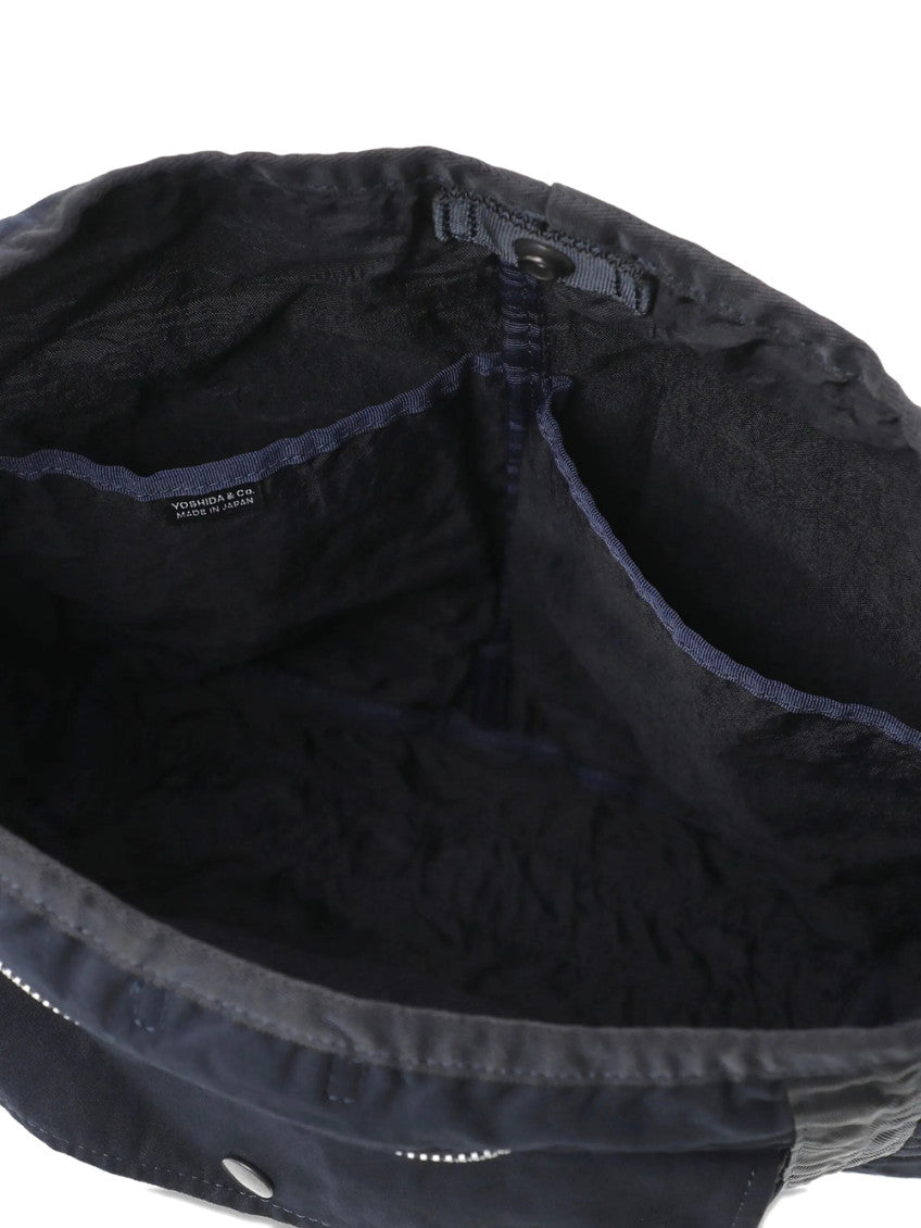 Navy Blue Crag Large Shoulder Bag 5