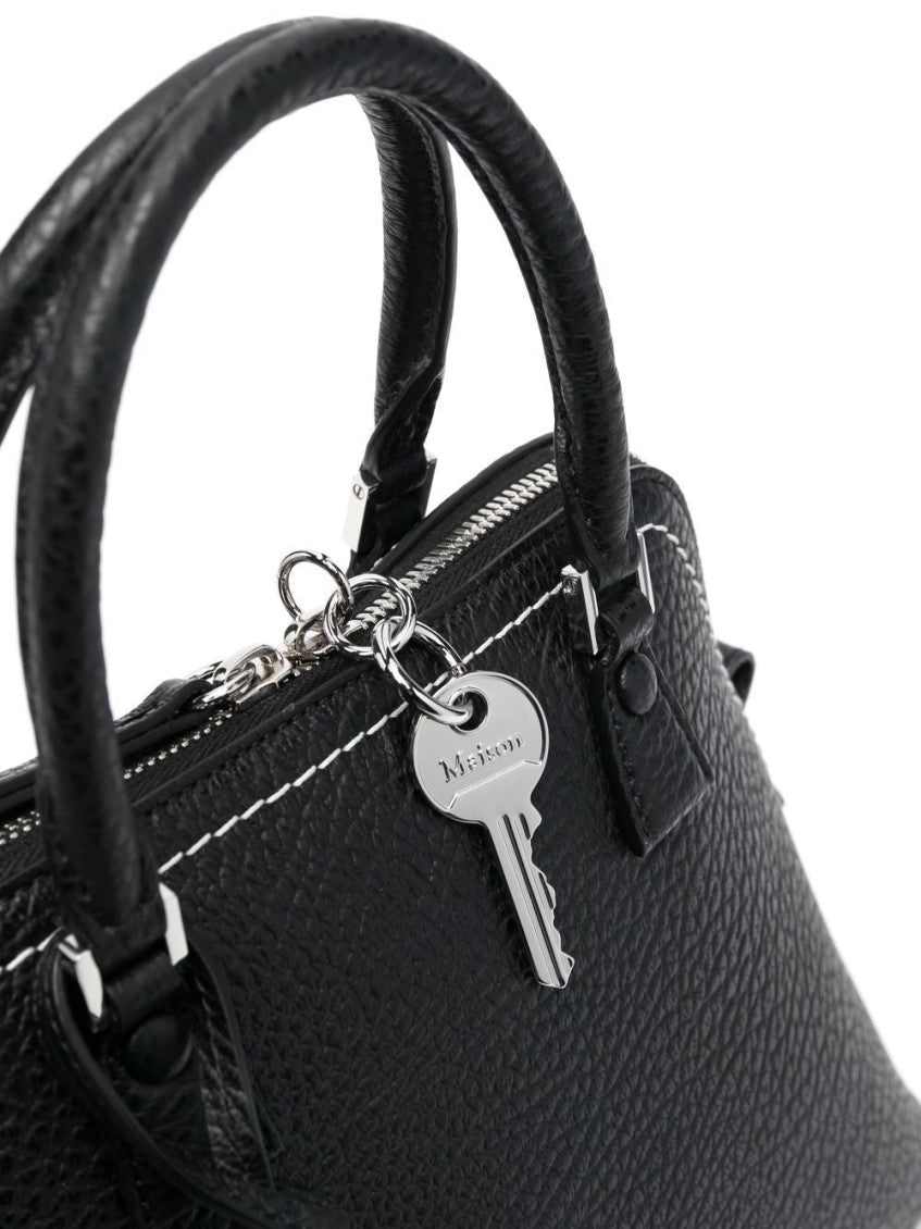 Black 5AC Classique mini leather handbag 2