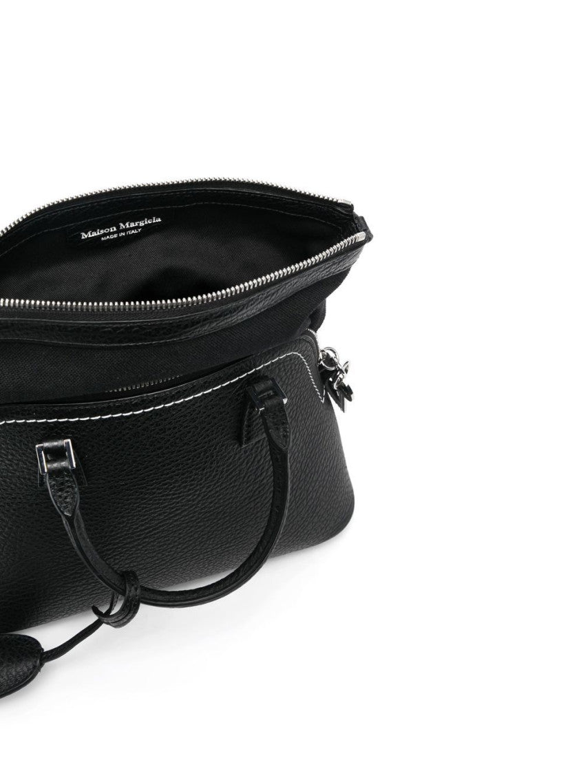Black 5AC Classique mini leather handbag 4