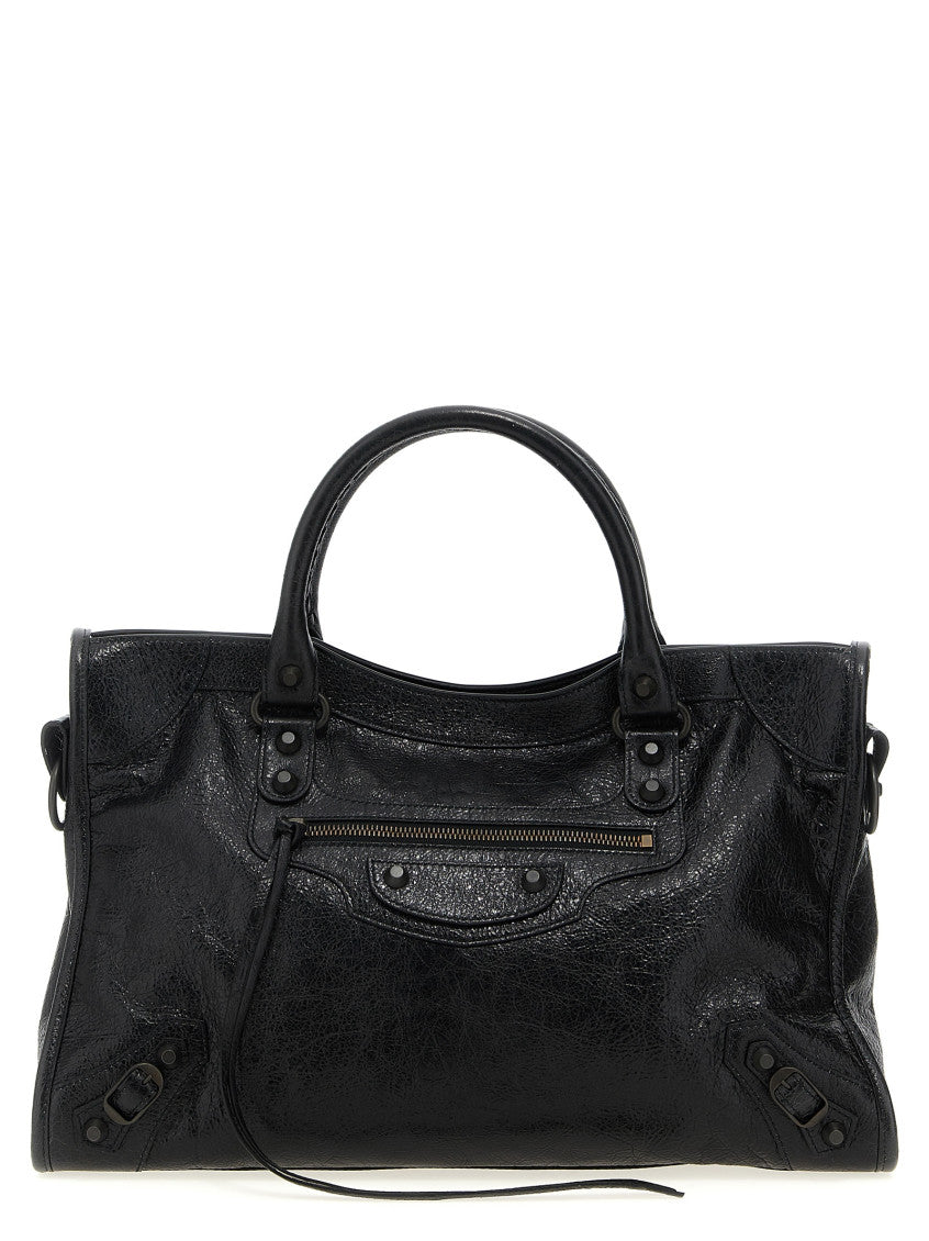 Black Le Citi Medium Satchel 1