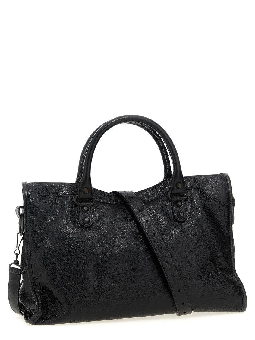 Black Le Citi Medium Satchel 2