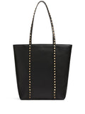 Black Rockstud Top Zip Tote 1