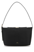 Black Leather Vera Shoulder Bag 1