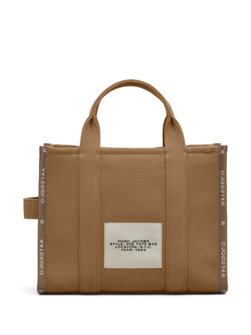 Brown The Jacquard Top Zip Medium Tote 3