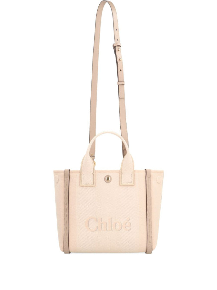 Beige Carry Small Tote 1