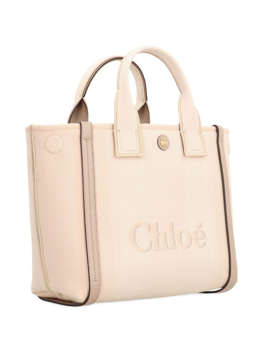 Beige Carry Small Tote 2