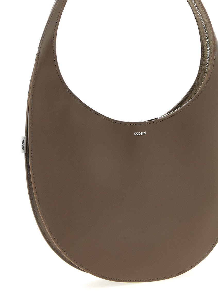 Brown Soft Swipe Medium Shoulder Bag 3