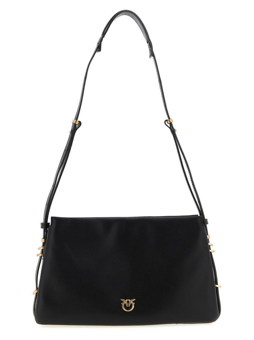 Black Logo Shoulder Bag 1