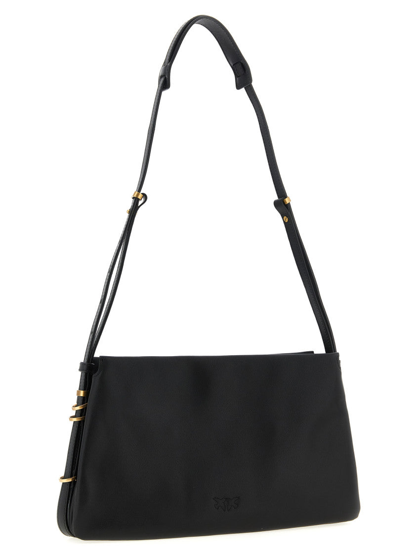 Black Logo Shoulder Bag 2