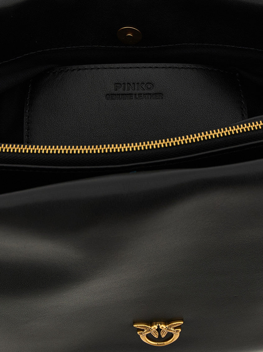 Black Logo Shoulder Bag 4