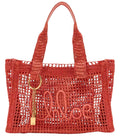 Orange Summer Banana Large Tote 1