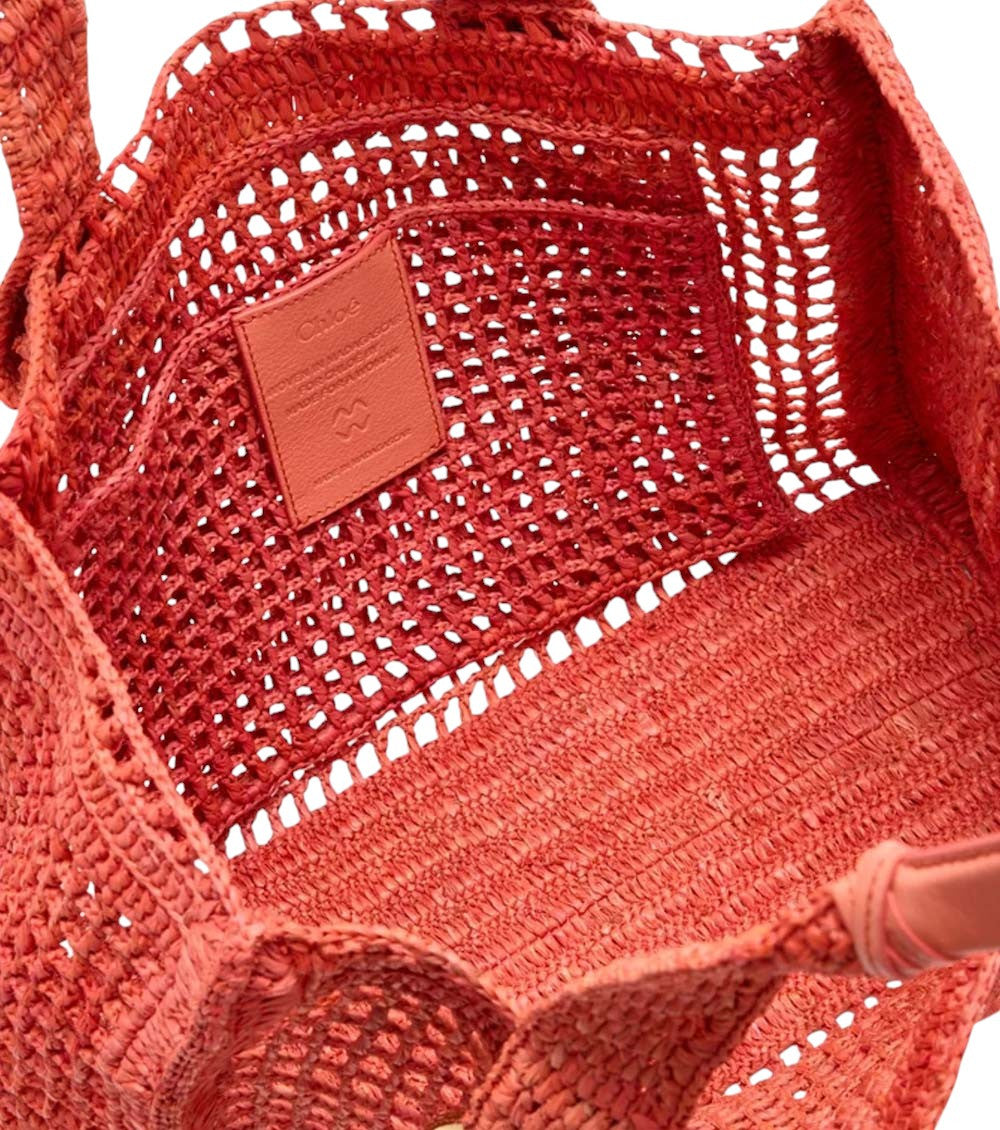 Orange Summer Banana Large Tote 4