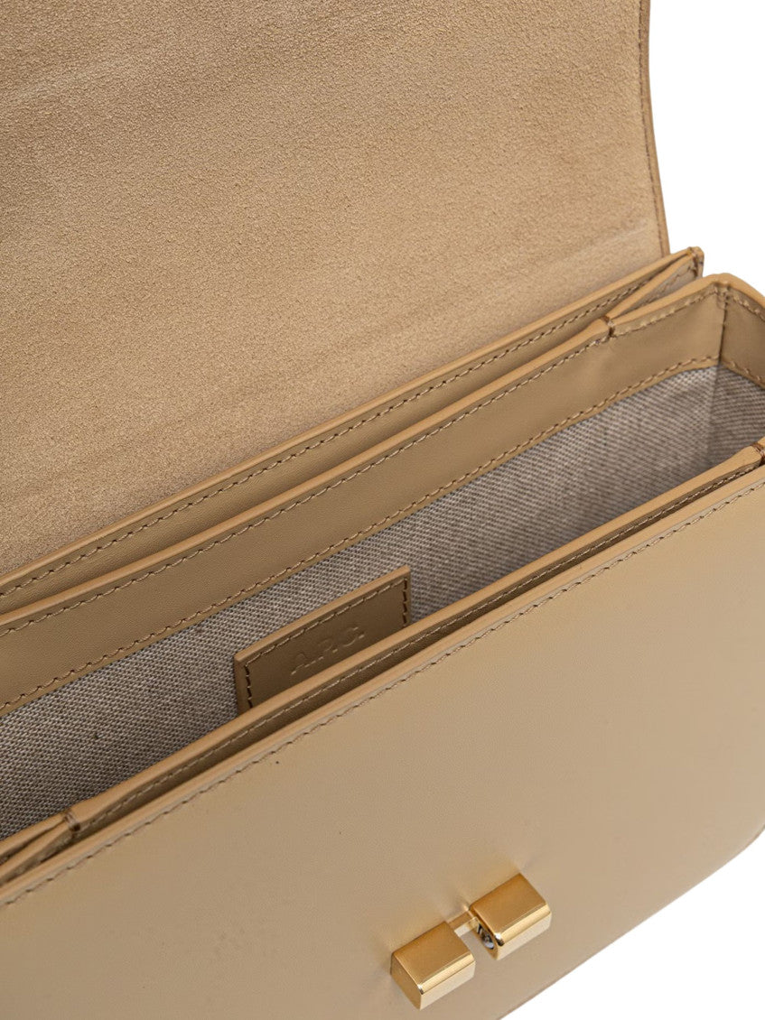 Light Brown Grace Small Shoulder Bag 4