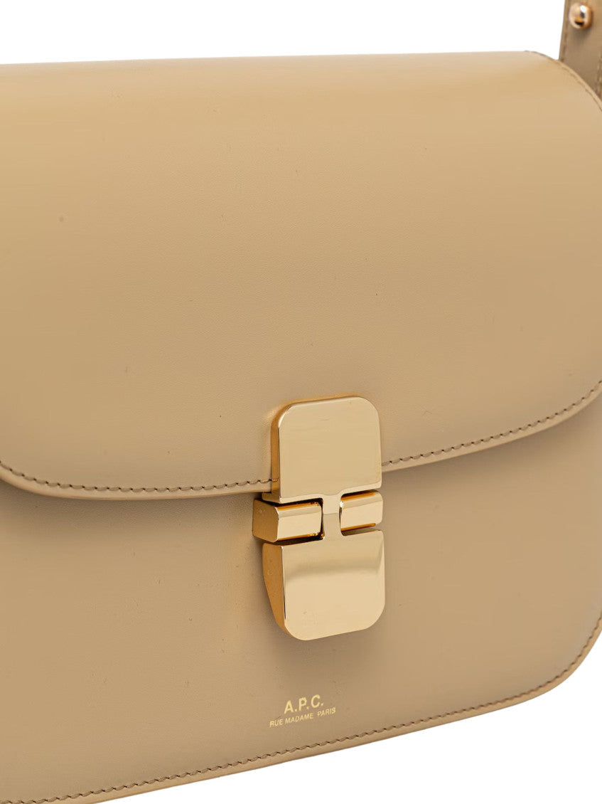 Light Brown Grace Small Shoulder Bag 5