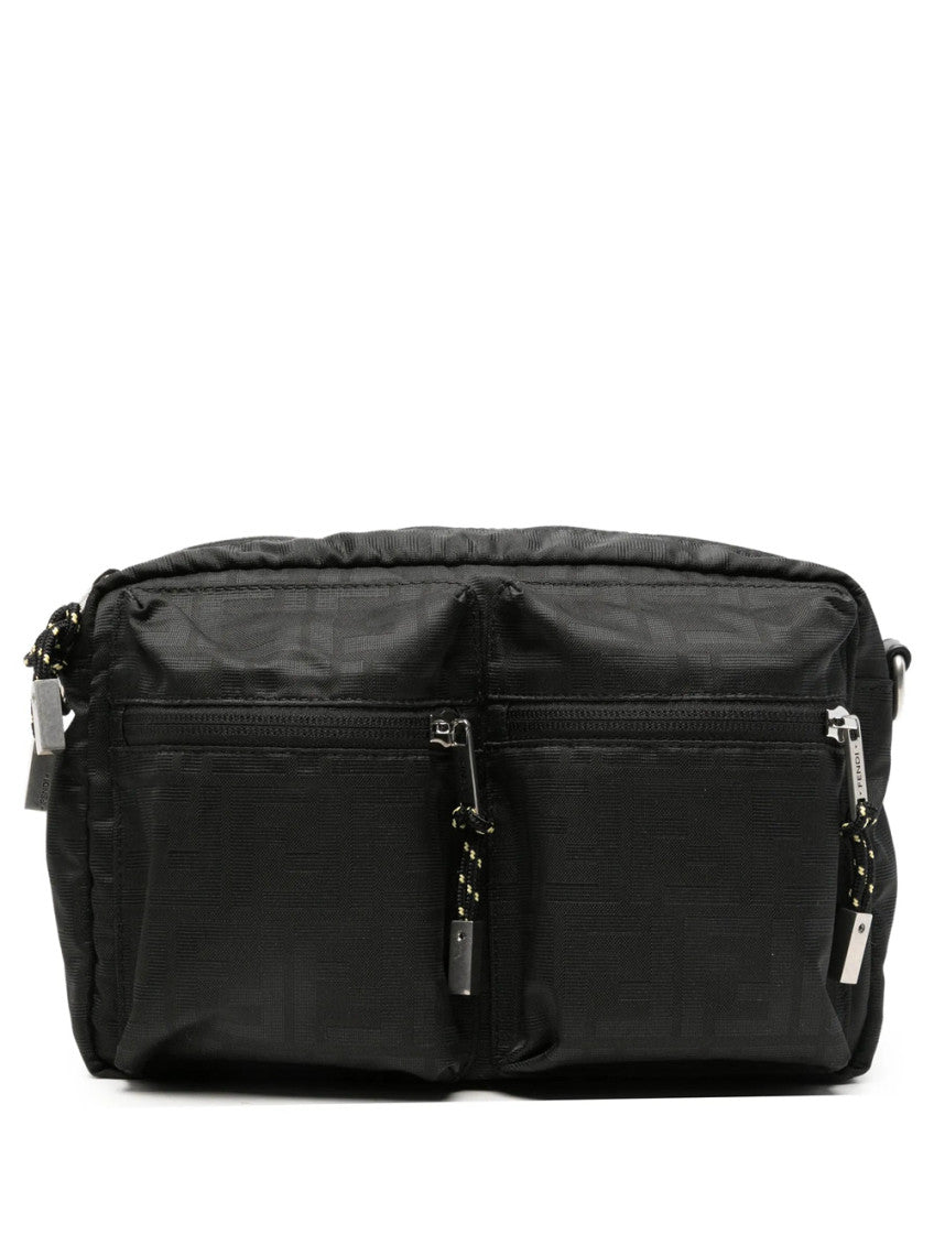 Black FF Light Medium Crossbody Bag 1
