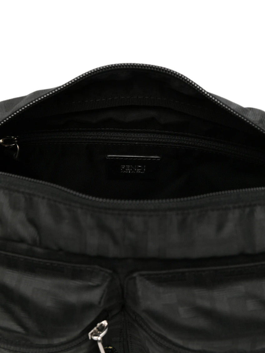 Black FF Light Medium Crossbody Bag 4