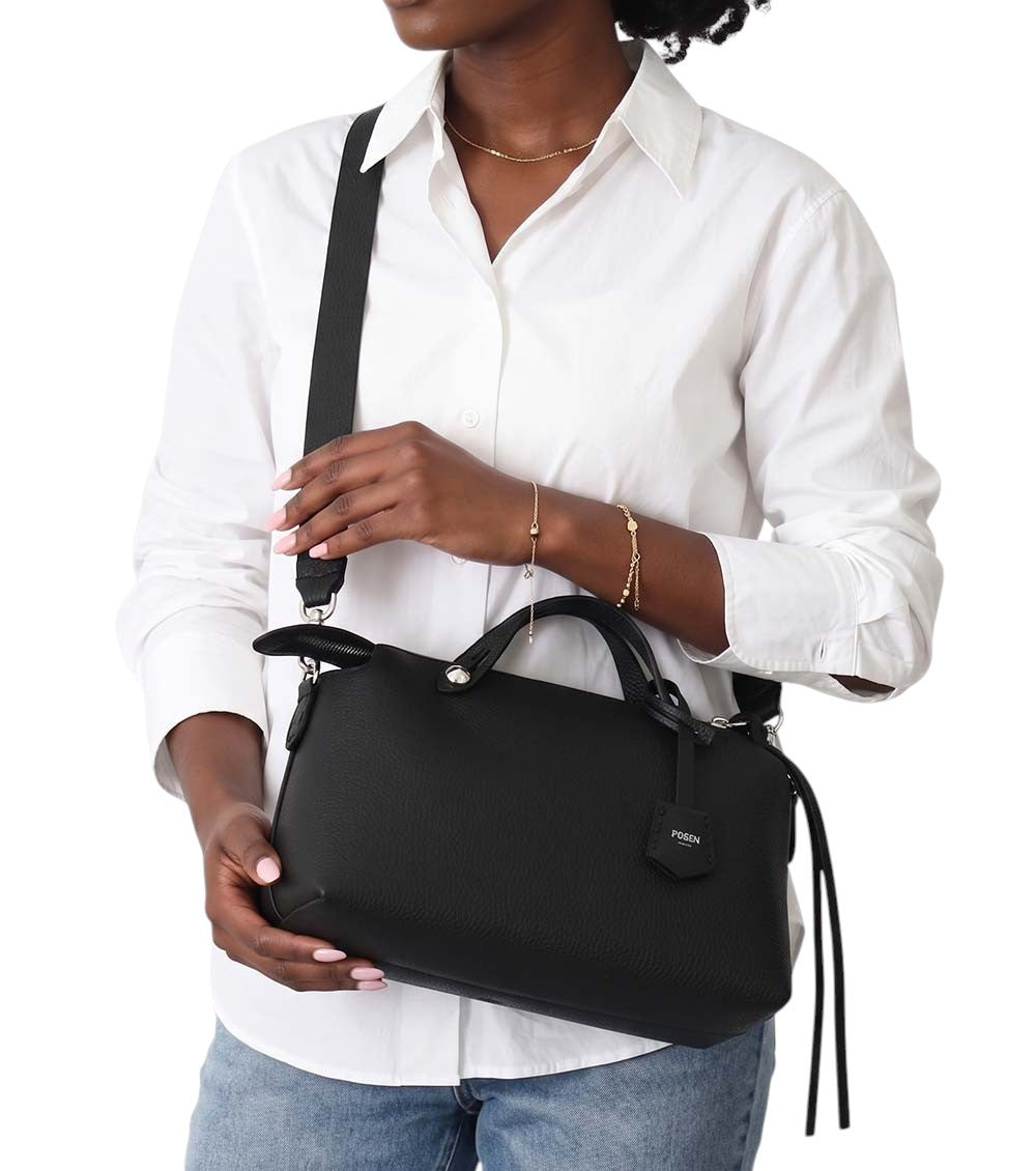 Black By The Way Soft Medium Duffle Bag 5