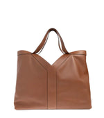 Brown Y Large Tote 1
