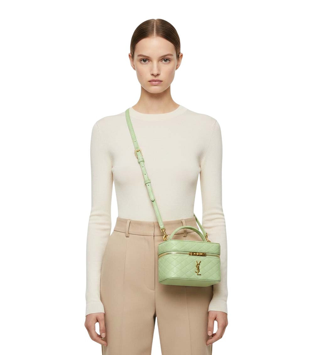 Light Green Gaby Mini Crossbody Bag 5