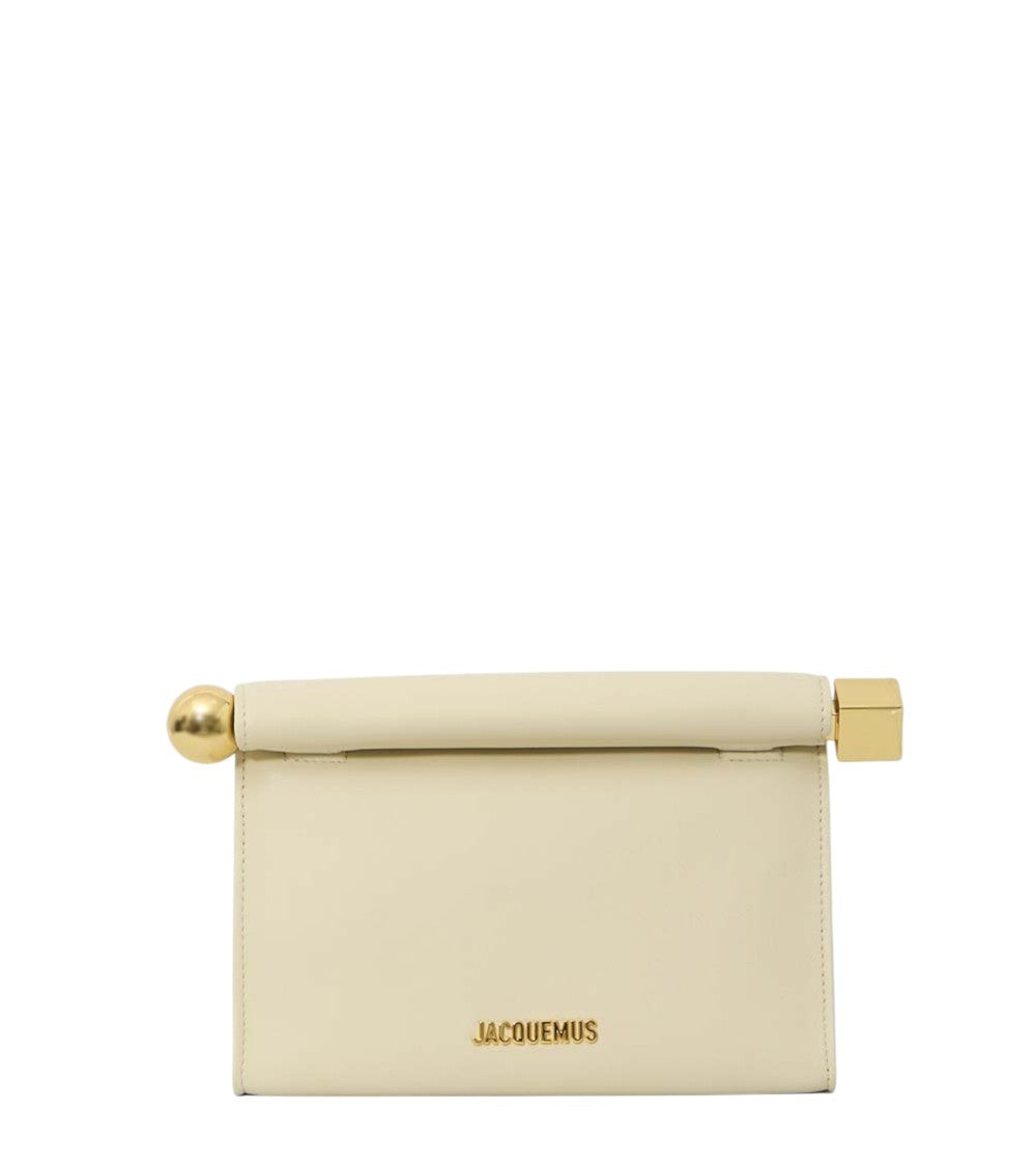 Light Ivory The Rond Carré Clutch 1