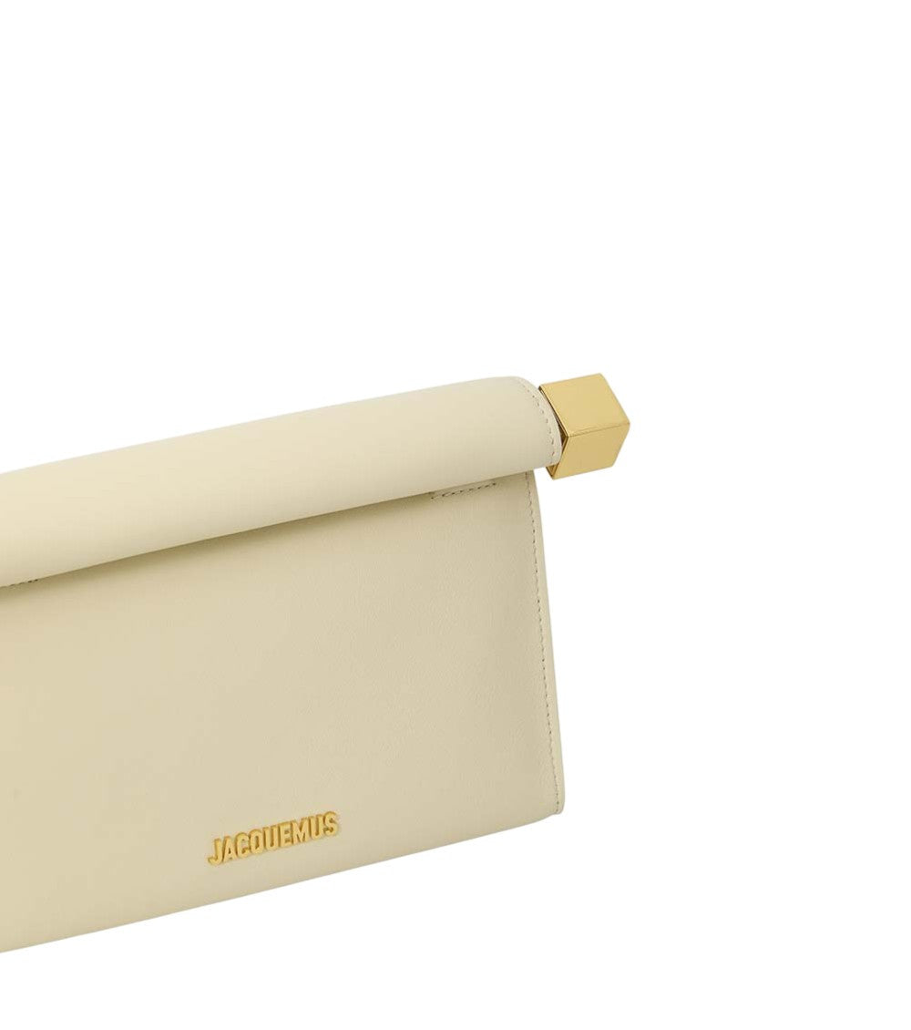 Light Ivory The Rond Carré Clutch 3