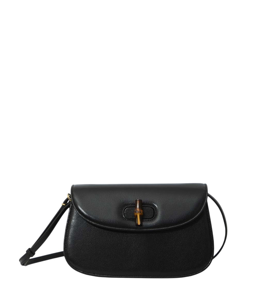 Black Bamboo Small Shoulder Bag 1