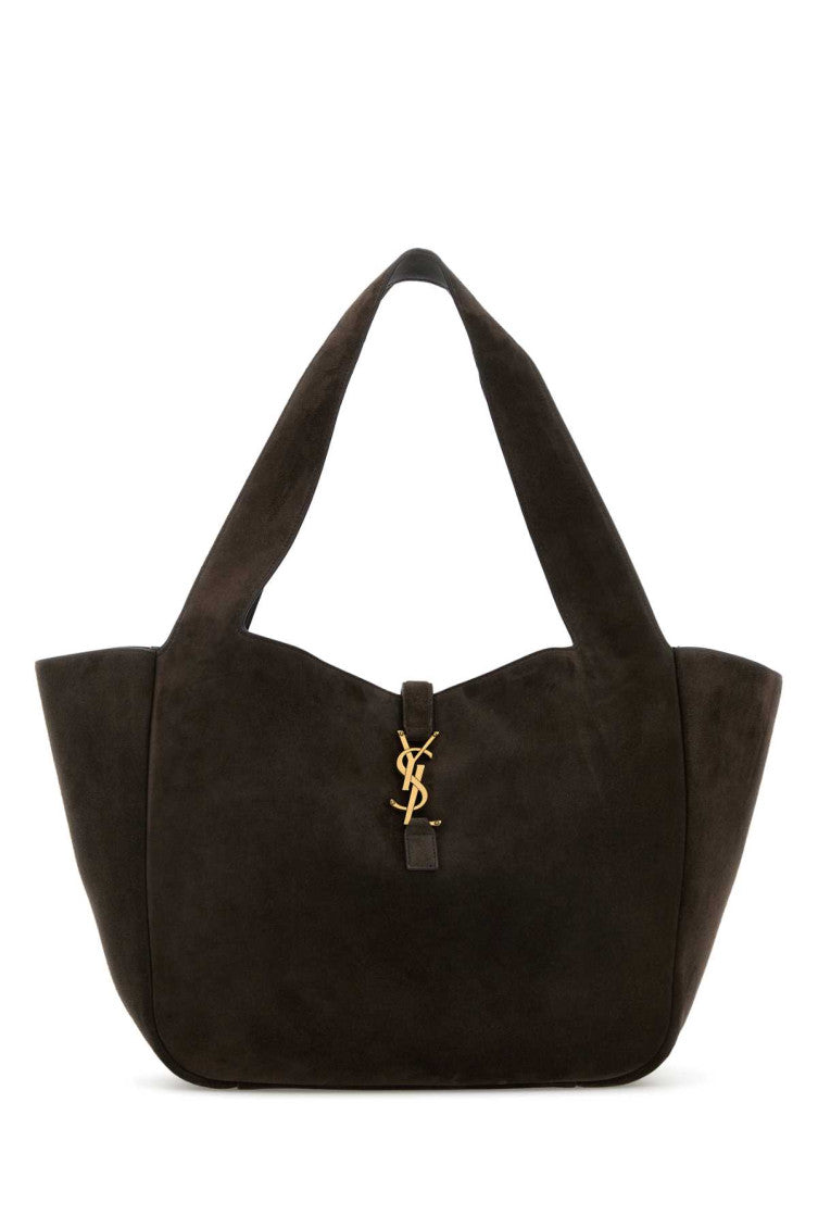 Dark Grey Le 5A7 Top Zip Tote 1