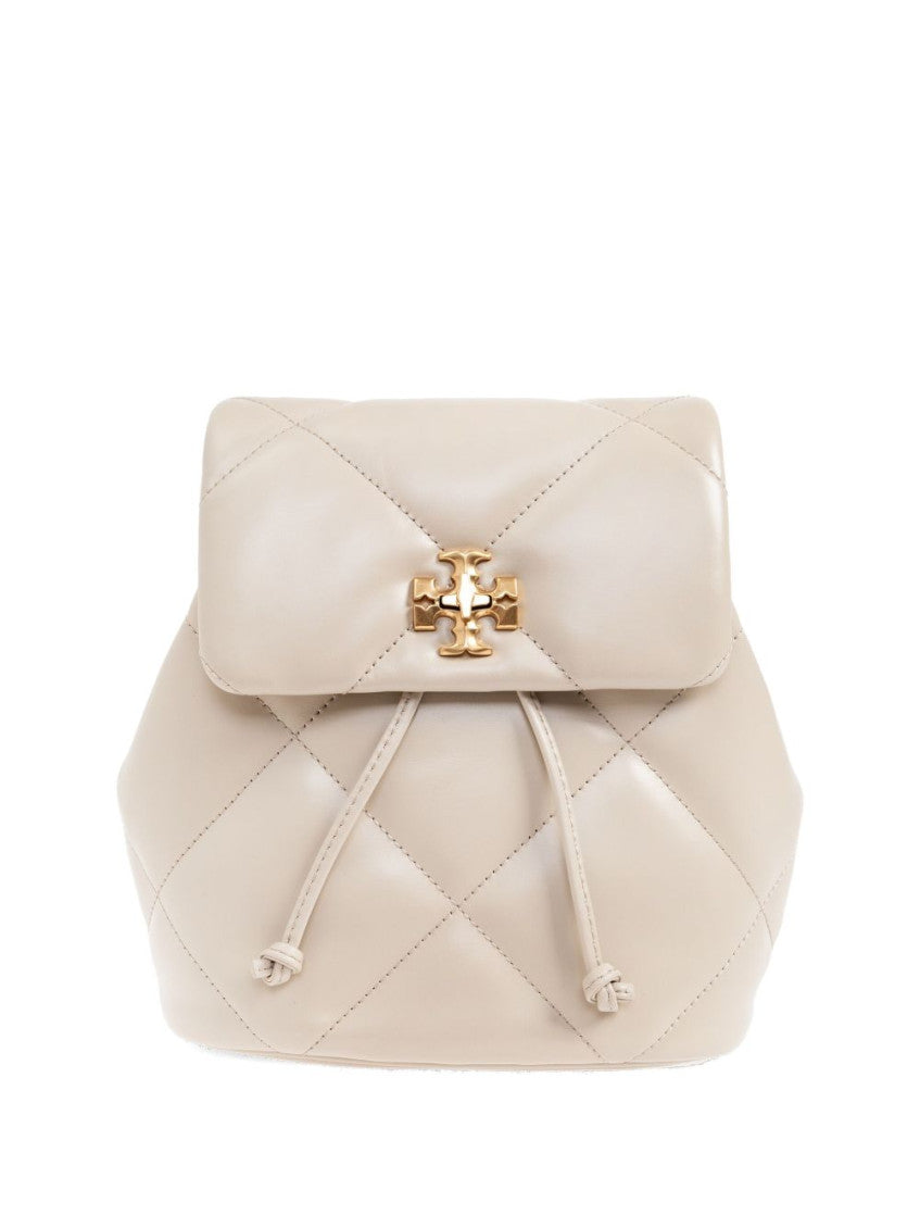 White Kira Diamond Mini Backpack 1