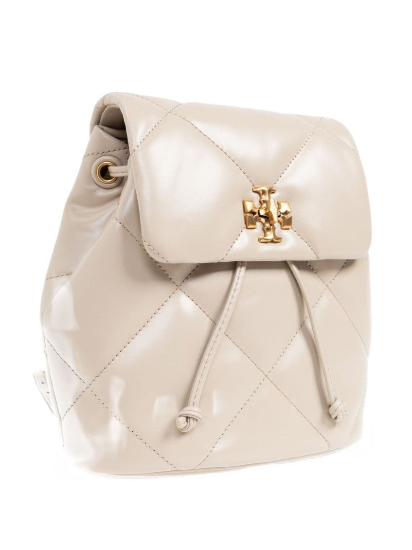White Kira Diamond Mini Backpack 4