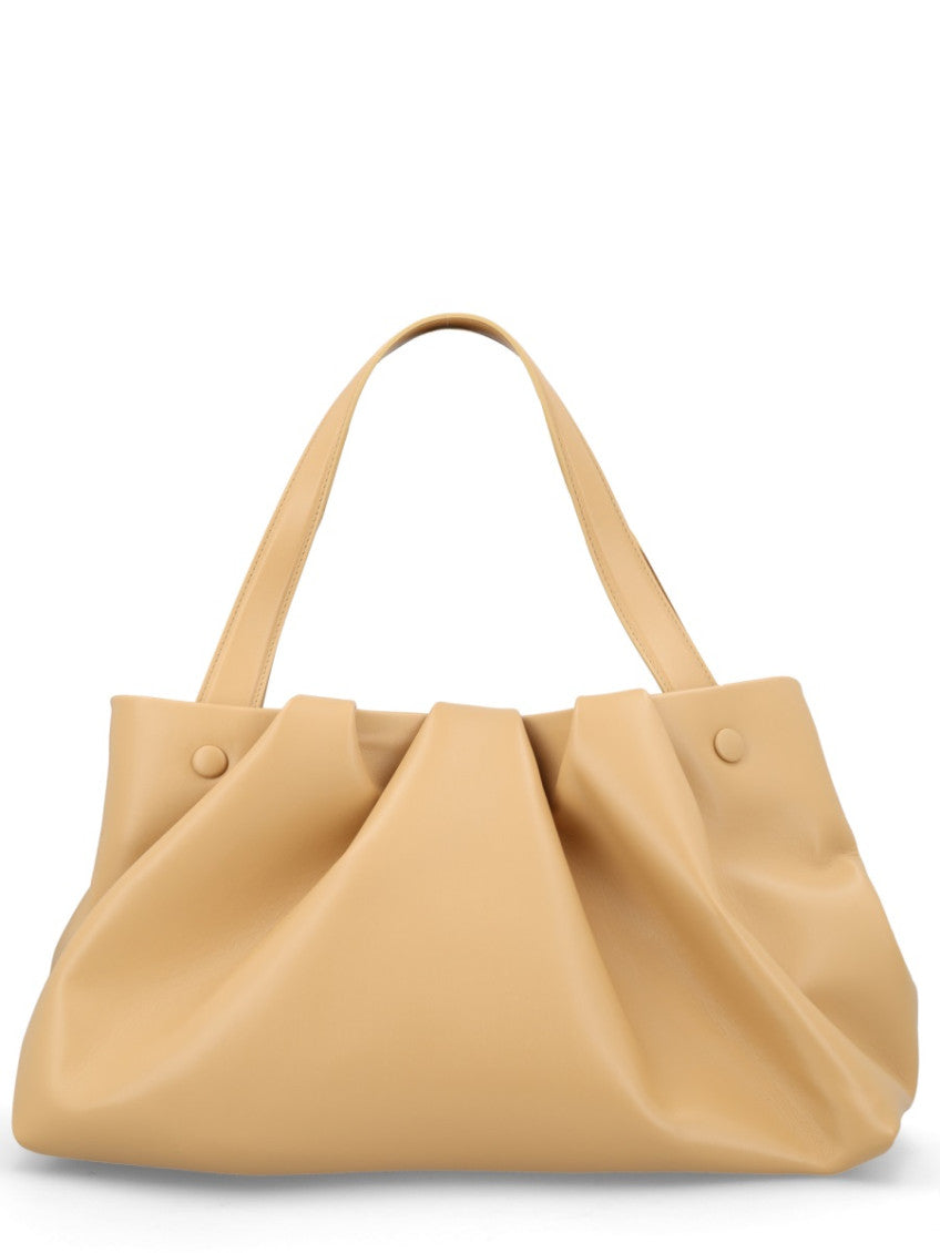 Beige Athena Large Shoulder Bag 1