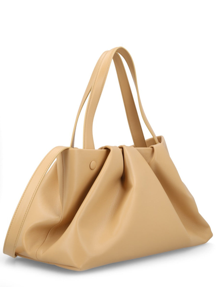 Beige Athena Large Shoulder Bag 3