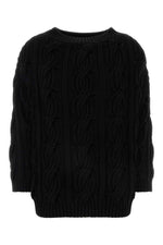 Black wool sweater 1