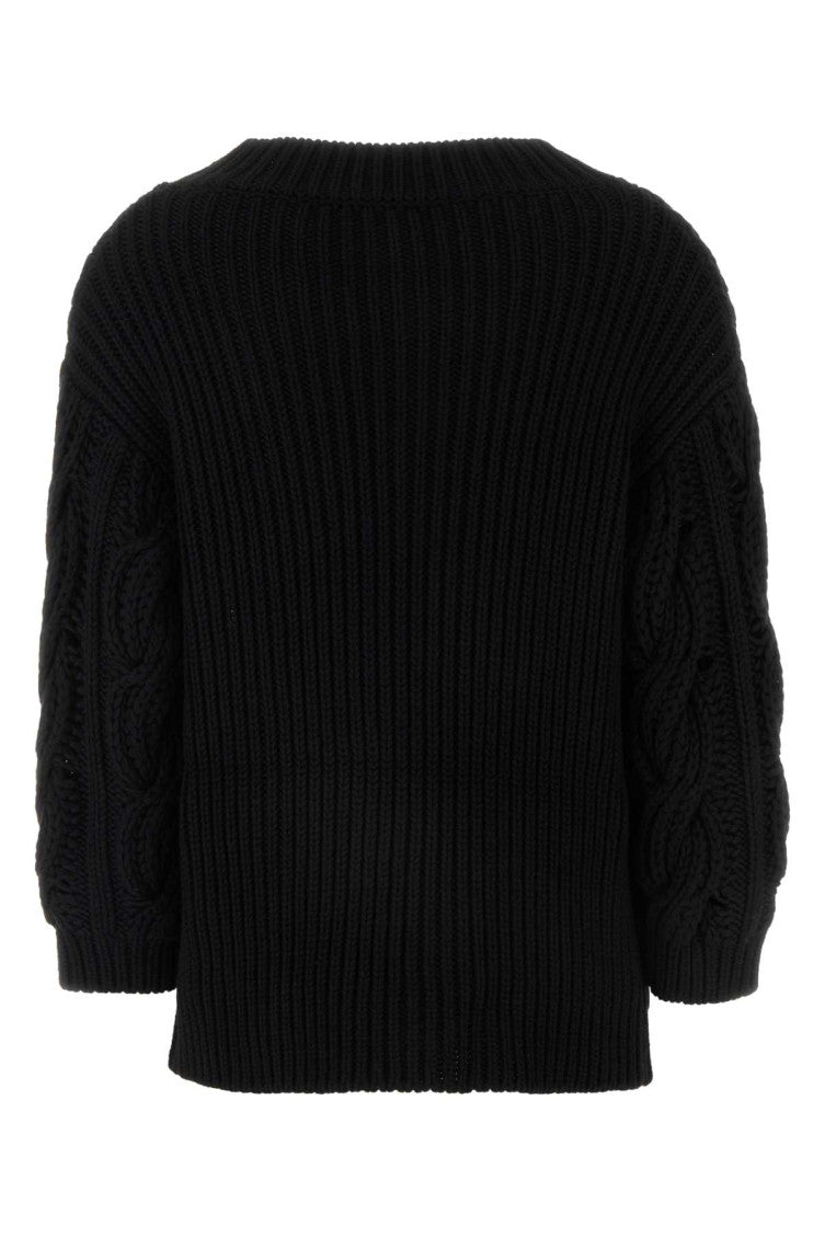 Black wool sweater 2