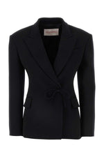 Black wool blazer 1