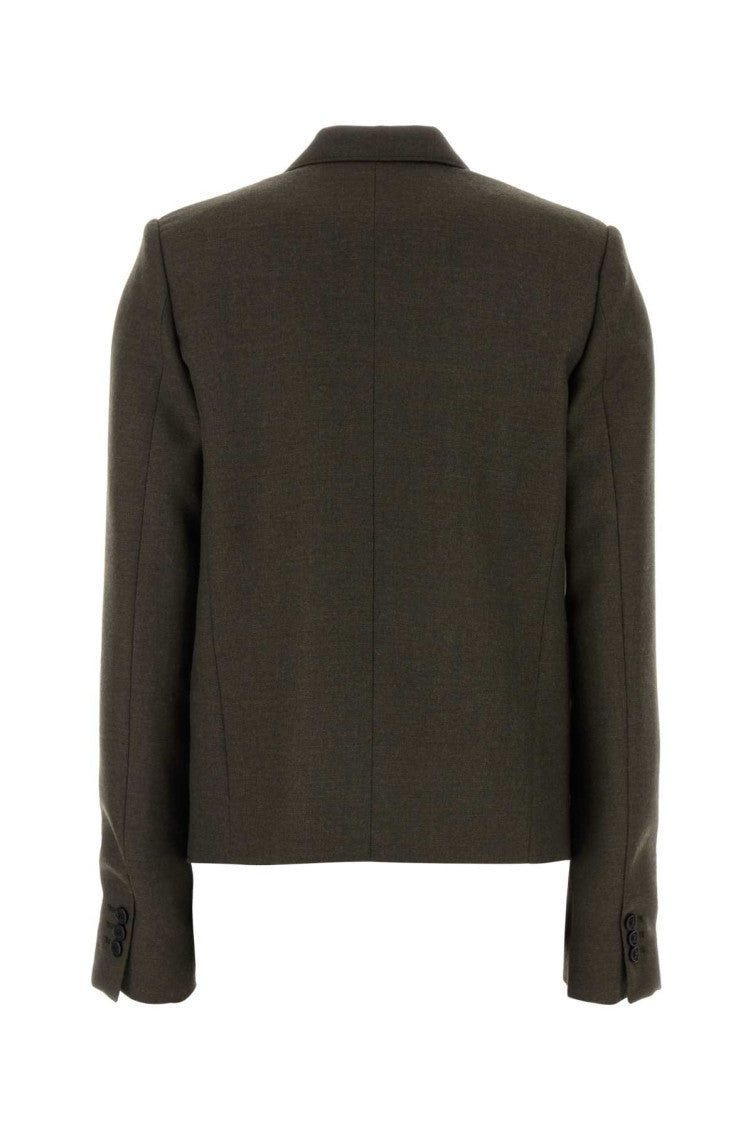Brown wool blazer 2