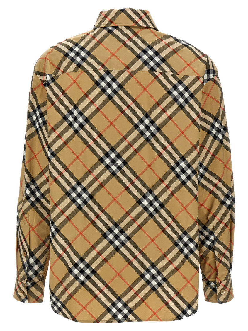 Beige Check shirt 2
