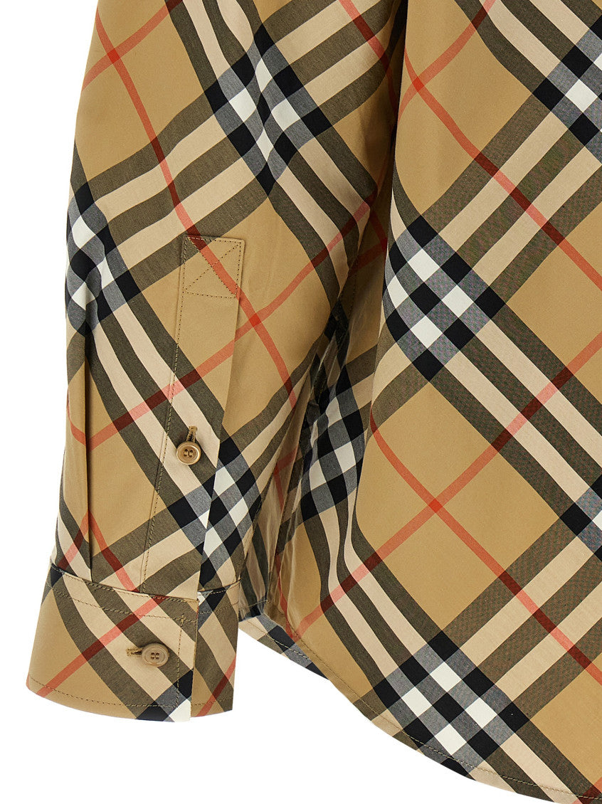 Beige Check shirt 4