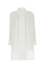Ivory Crepe Oversize Blouse 1