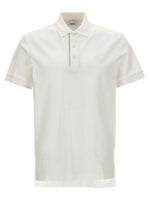 White Embroidered Logo Polo 1