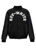 Black Baseball Bomber Jacket 1