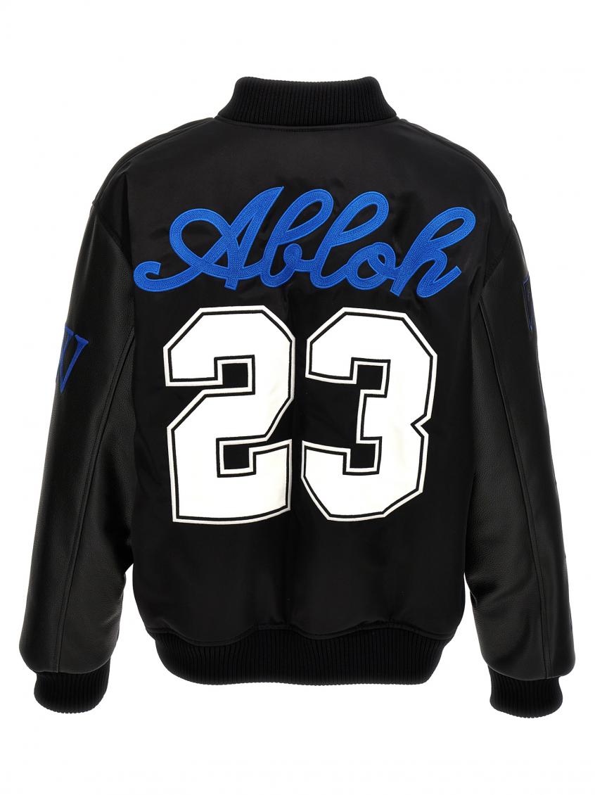 Black Baseball Bomber Jacket 3