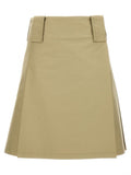 Beige Pleated skirt 1