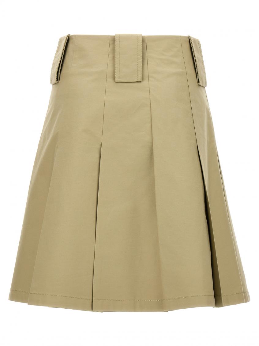 Beige Pleated skirt 3