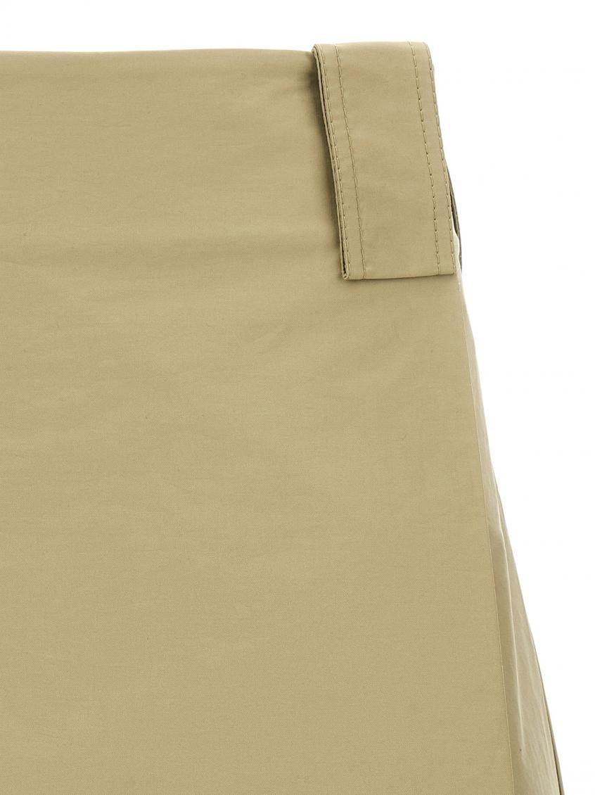 Beige Pleated skirt 4