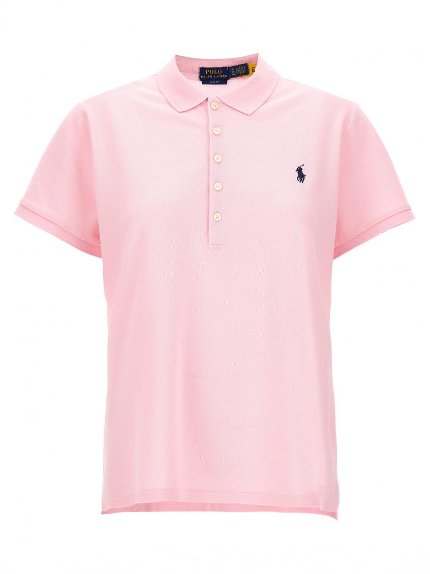 Pink 'Julie' polo shirt 2