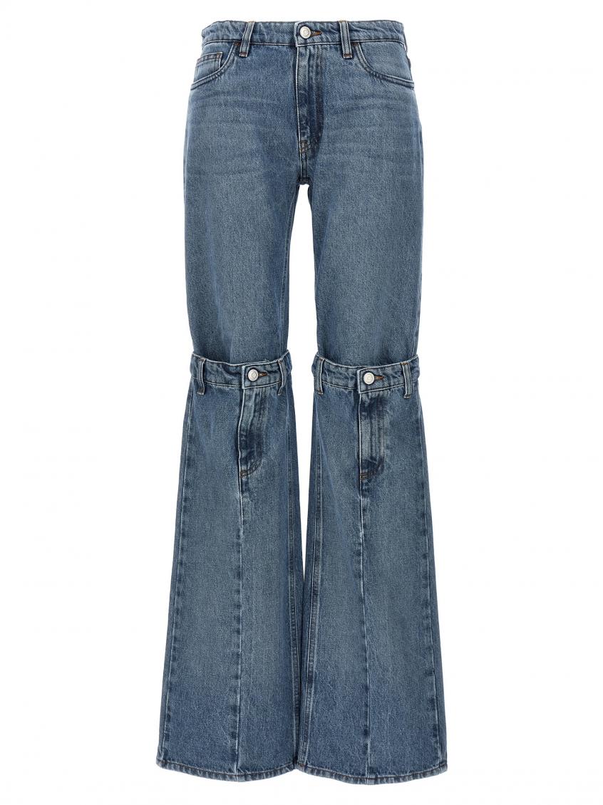 Blue Open Knee Jeans 1